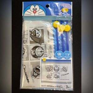 Doraemon🇯🇵zip bag (3 inside)